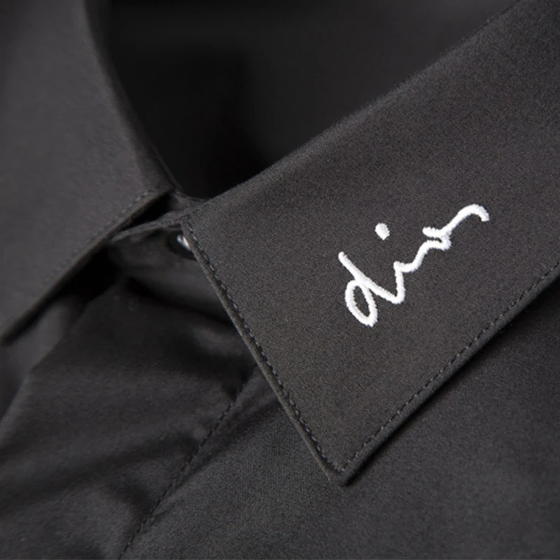 Luxury Brand Men Shirt Solid color Slim Business male dress shirts Elegant Embroidery long sleeve Chemise homme Cotton Camisas
Luxury Brand Men Shirt Solid color Slim Business male dress shirts Elegant Embroidery long sleeve Chemise homme Cotton Camisas
