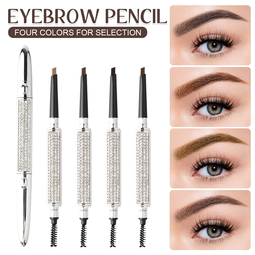 Eyebrow Pencil Waterproof Long Lasting 2-in-1 Brow Tint Pen with Replaceable Refill Eye Brow Makeup for Women
Eyebrow Pencil Waterproof Long Lasting 2-in-1 Brow Tint Pen with Replaceable Refill Eye Brow Makeup for Women