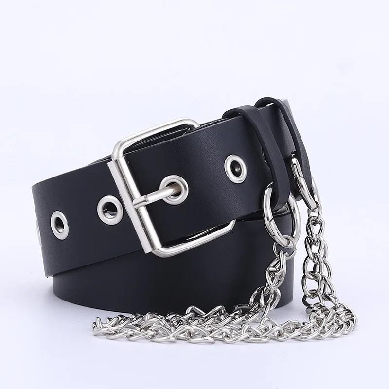 Women Belt Imitation Leather Pin Buckle Belt New Punk Wind Jeans Fashion Individual Decorative Belt Chain Women Belt New 2020
Women Belt Imitation Leather Pin Buckle Belt New Punk Wind Jeans Fashion Individual Decorative Belt Chain Women Belt New 2020