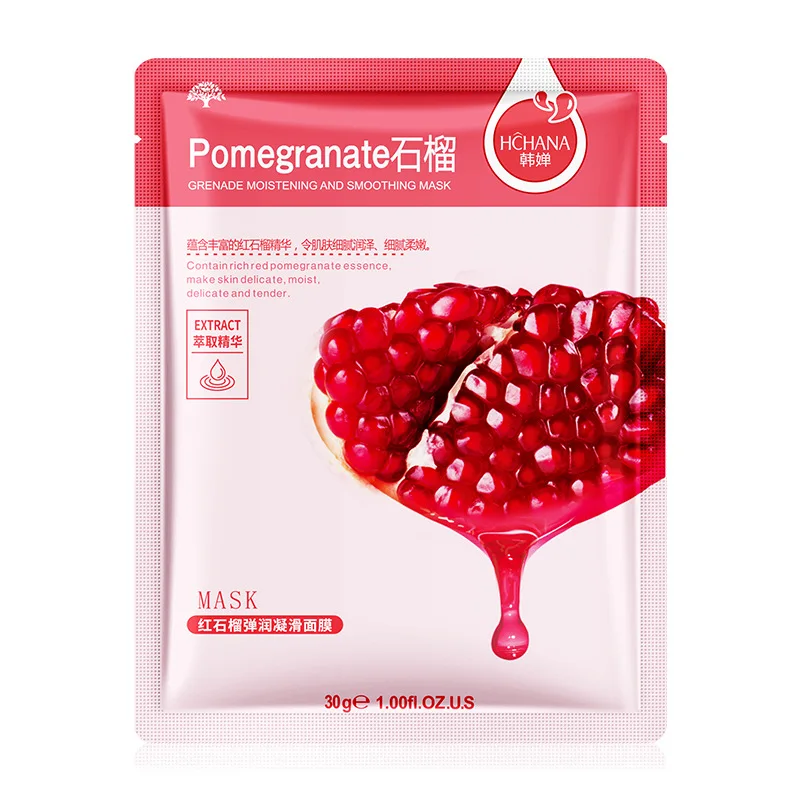 Skin Care Natural Fruit Plant Facial Mask Moisturizing Oil-Control Blueberry Cucumber Pomegranate Fruit Aloe Sheet Face Mask
Skin Care Natural Fruit Plant Facial Mask Moisturizing Oil-Control Blueberry Cucumber Pomegranate Fruit Aloe Sheet Face Mask