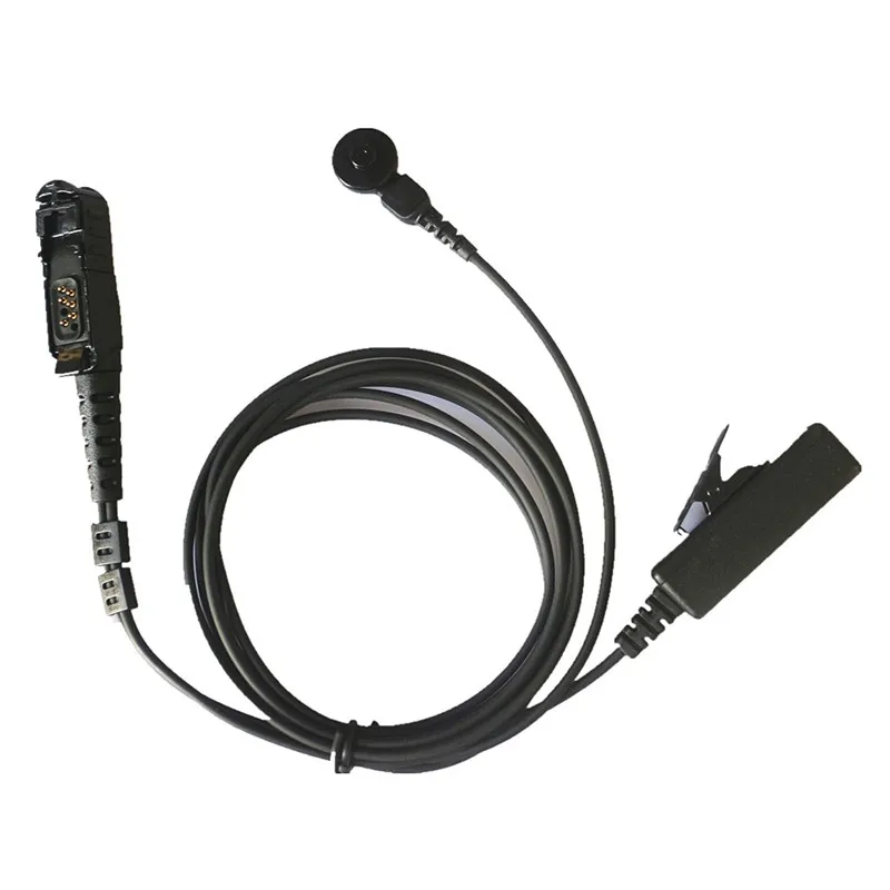 2-Wire Surveillance Covert Acoustic Air Tube Earpiece Headset Mic PTT For MOTOROLA DEP550 DEP570 DP2000 DP2400 DP2600 Radio | Мобильные