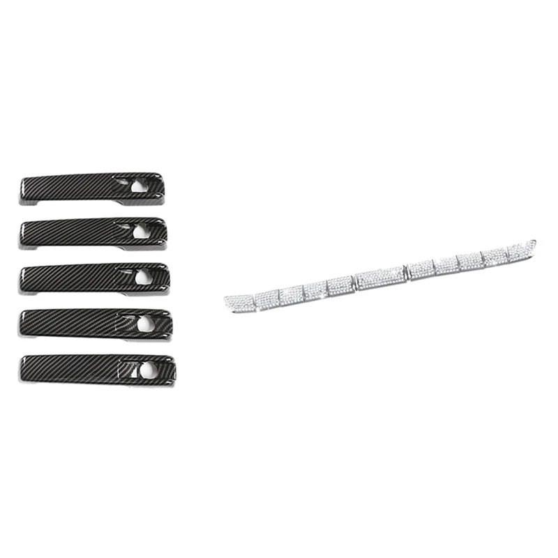Exterior Door Handle Trim Cover with 11Pcs Air Conditioning Switch Cover, for Mercedes Benz G Class W463 W464 19-20
Exterior Door Handle Trim Cover with 11Pcs Air Conditioning Switch Cover, for Mercedes Benz G Class W463 W464 19-20