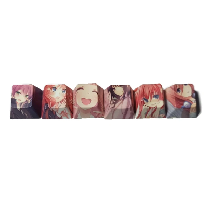 С героями мультфильмов платье для девочек в стиле аниме, PBT Dye Sublimation клавиши механика клавиатура OEM профиль колпачки 6 шт.
С героями мультфильмов платье для девочек в стиле аниме, PBT Dye Sublimation клавиши механика клавиатура OEM профиль колпачки 6 шт.