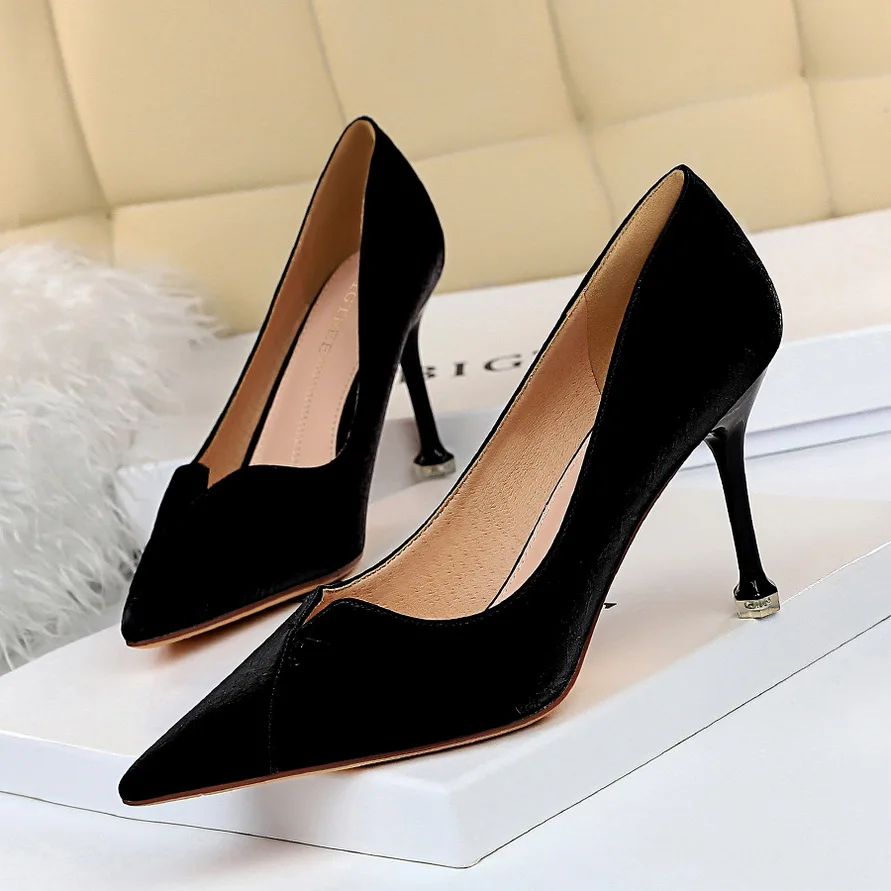 BIGTREE Shoes High Heels 9 Cm Woman Pumps Occupation OL Office Shoes Women High Heels PU Heeled Shoes Fashion Party Shoes Female
BIGTREE Shoes High Heels 9 Cm Woman Pumps Occupation OL Office Shoes Women High Heels PU Heeled Shoes Fashion Party Shoes Female