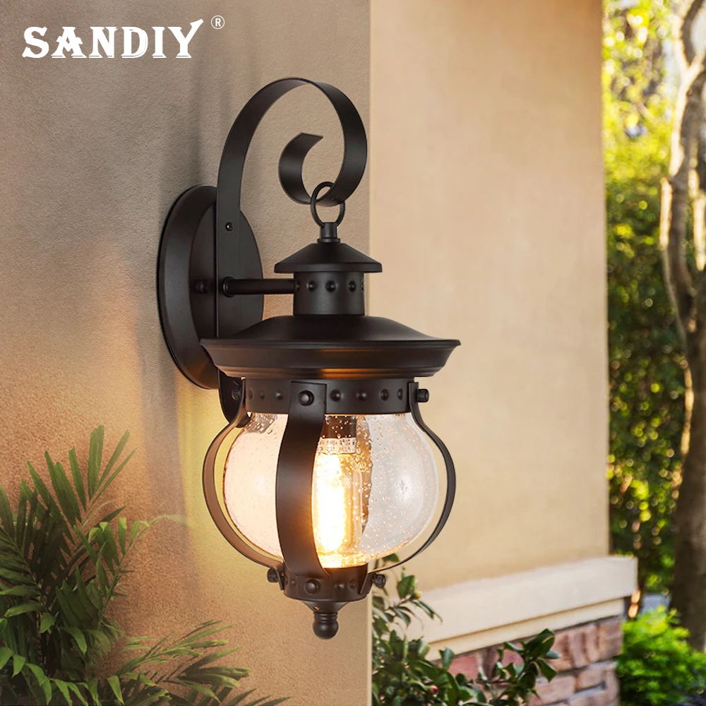 Retro Outdoor Wall Lamp IP65 Vintage Sconce Waterproof American Industrial Porch Light for Gate Entrance Villa Aisle Metal+Glass
Retro Outdoor Wall Lamp IP65 Vintage Sconce Waterproof American Industrial Porch Light for Gate Entrance Villa Aisle Metal+Glass