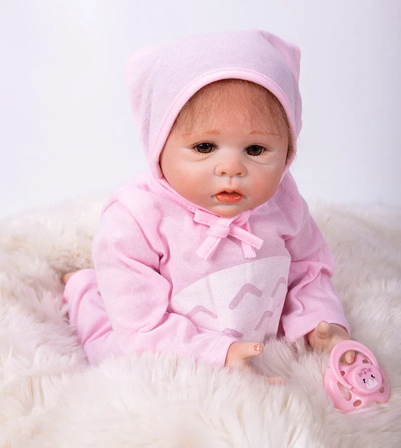 Soft Vinyl Silicone 19" Reborn Baby Preemie Doll Lifelike Newborn Baby Doll Gift Toys For Girls
Soft Vinyl Silicone 19" Reborn Baby Preemie Doll Lifelike Newborn Baby Doll Gift Toys For Girls