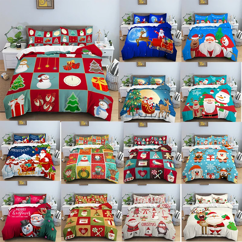 Christmas Party Bedding Set Santa Claus Duvet Cover Set With Pillowcase Quilt Cover Queen King Bedding
Christmas Party Bedding Set Santa Claus Duvet Cover Set With Pillowcase Quilt Cover Queen King Bedding
