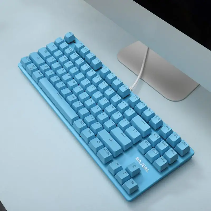 Игровая клавиатура K300 для ПК, Проводная Механическая USB клавиатура с зелеными осями, 87 клавиш
Игровая клавиатура K300 для ПК, Проводная Механическая USB клавиатура с зелеными осями, 87 клавиш
