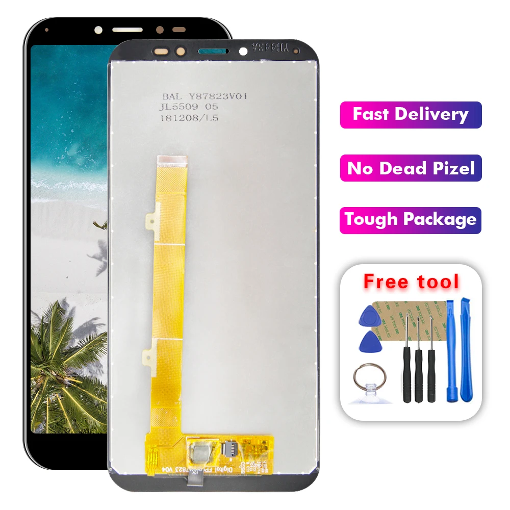 ЖК дисплей для Alcatel 1S (2019) 5024D 5024A 5024J OT5024 5024 сенсорный экран дигитайзер панель