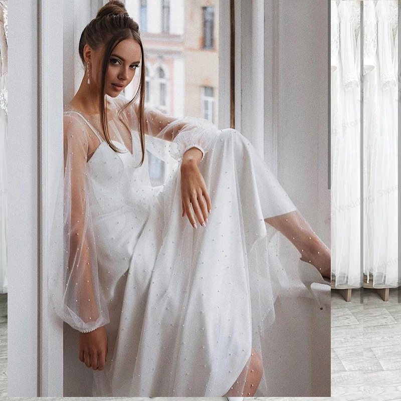 Wedding Dress 2021 Short Peals A-line Sweetheart Ankle Length Bridal Gown Robe De Mariee For Petite Women Gorgeous
Wedding Dress 2021 Short Peals A-line Sweetheart Ankle Length Bridal Gown Robe De Mariee For Petite Women Gorgeous
