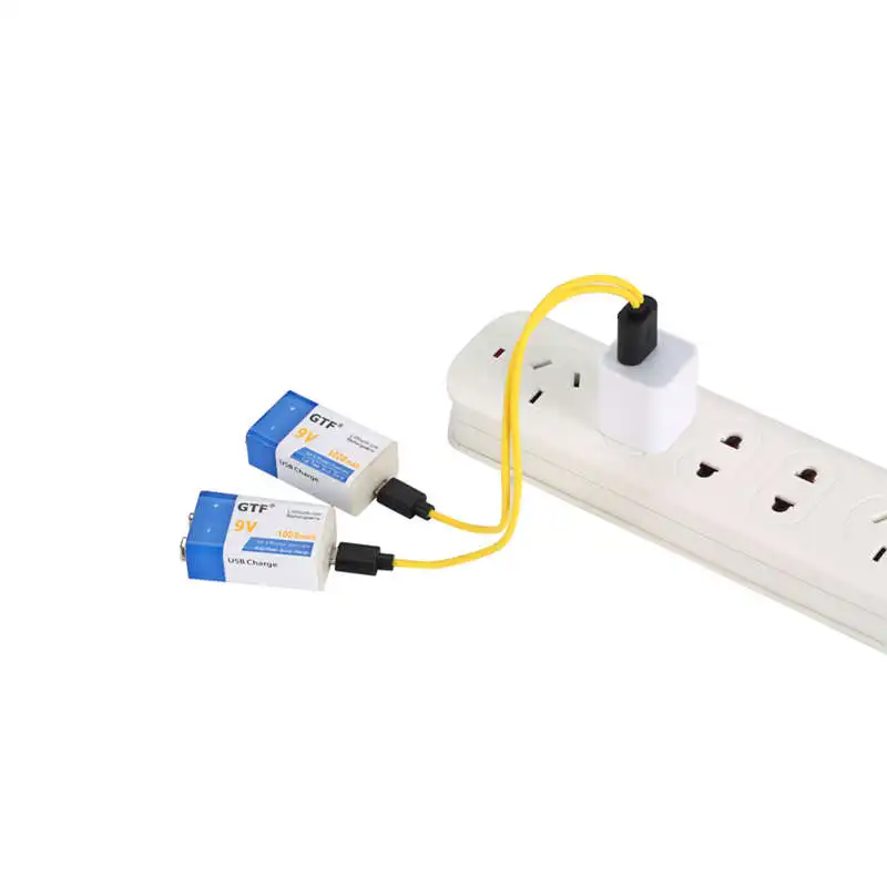 GTF 9V 1000mAh USB Li-polymer Rechargeable Battery USB lithium battery for Microphone Toy Remote Control drop shipping 
GTF 9V 1000mAh USB Li-polymer Rechargeable Battery USB lithium battery for Microphone Toy Remote Control drop shipping