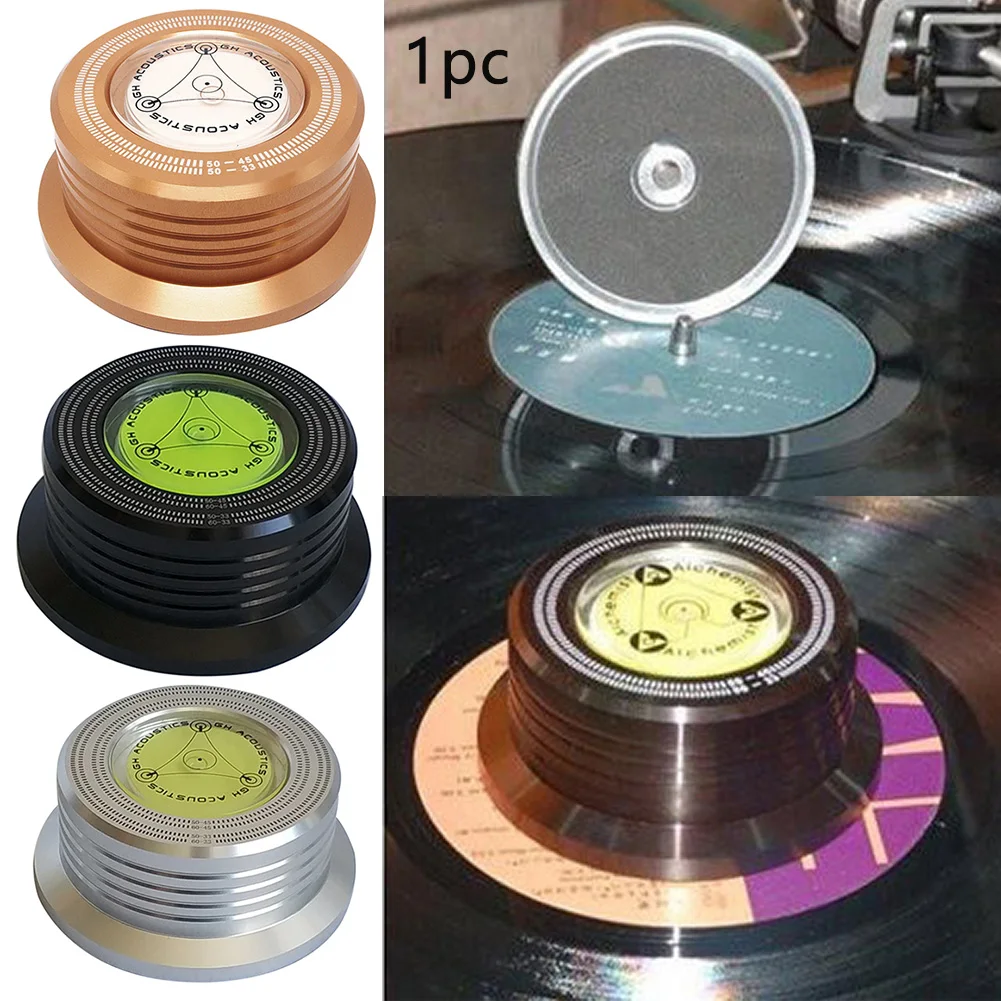 Portable Audio Universal Clamp Easy Apply Reduce Vibrate LP Vinyl Turntable Player Disc Stabilizer Balanced Music Stable