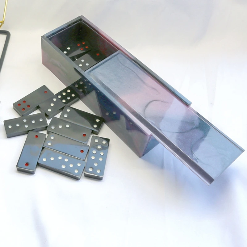 Dominoes Epoxy Resin Mold Dominoes Storage Box Jewelry Case Holder Casting Silicone Mould DIY Jewelry Domino Tiles Mold Tools
Dominoes Epoxy Resin Mold Dominoes Storage Box Jewelry Case Holder Casting Silicone Mould DIY Jewelry Domino Tiles Mold Tools