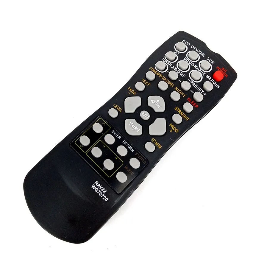 NEW remote control for Yamaha RAV22 WG70720 Home Theater Amplifier CD DVD fit for RX-V350 RX-V357 RX-V359 HTR5830 Fernbedienung 
NEW remote control for Yamaha RAV22 WG70720 Home Theater Amplifier CD DVD fit for RX-V350 RX-V357 RX-V359 HTR5830 Fernbedienung