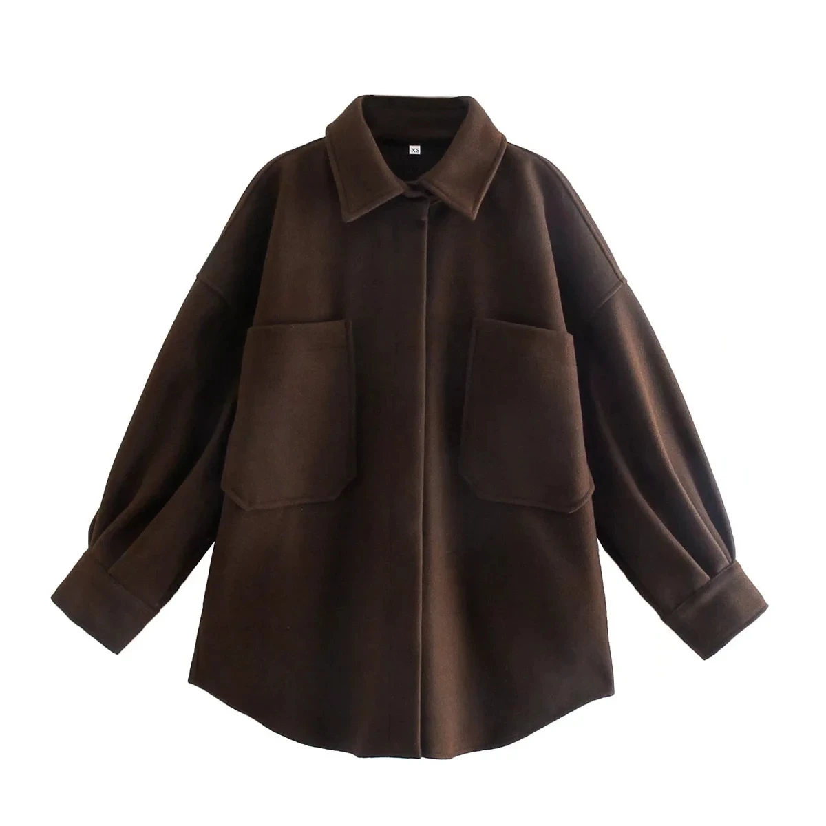 Vintage Solid Thick Turn-down Collar Women's Autumn Shirt Jacket Double Pocket Casual Loose Coat Fashion Lady Chic Outerwear
Vintage Solid Thick Turn-down Collar Women's Autumn Shirt Jacket Double Pocket Casual Loose Coat Fashion Lady Chic Outerwear