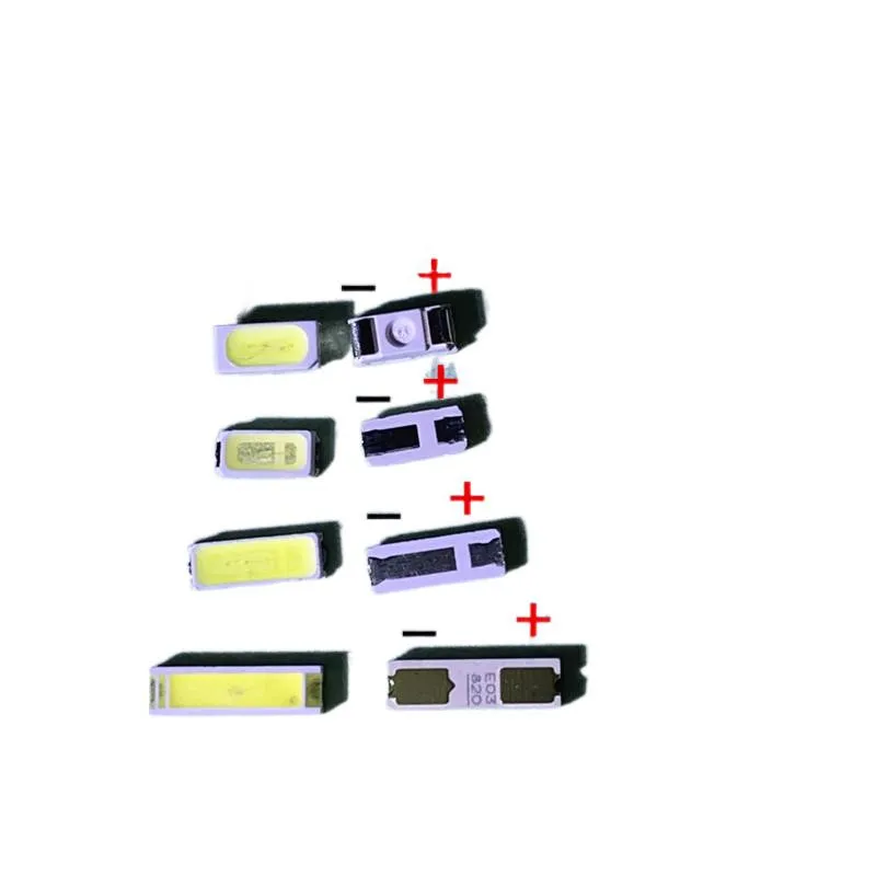 50 шт.-100 шт. подсветка для телевизора 3 в LED SMD 3014 4014 5014 холодный белый ЖК-подсветка