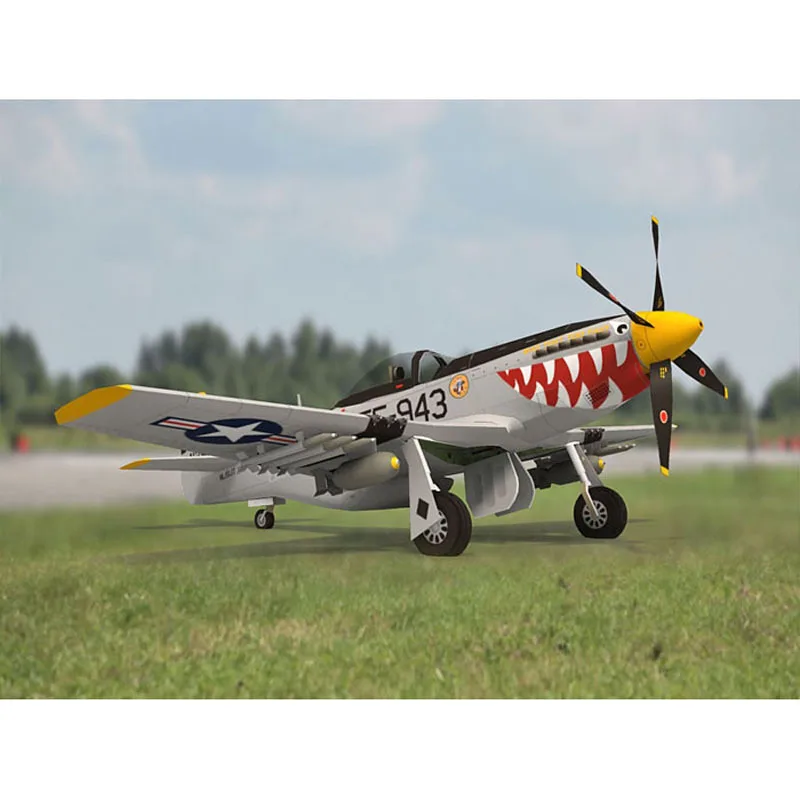 1:33 P-51D Mustang fighter paper model aircraft bomber version of the aircraft handmade DIY military fans
1:33 P-51D Mustang fighter paper model aircraft bomber version of the aircraft handmade DIY military fans