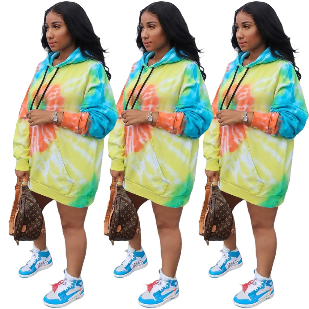 HAOOHU Sweatsuit Dresses Tie Dye Women's Clothing S-2xl Casual Mini Dress Fashion Woman Dresses Winter Clothes Urban Commute
HAOOHU Sweatsuit Dresses Tie Dye Women's Clothing S-2xl Casual Mini Dress Fashion Woman Dresses Winter Clothes Urban Commute