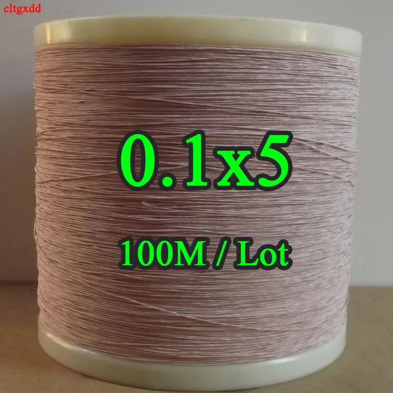 0.1x5 shares Litz wire multi-strand copper wire polyester silk envelope envelope yarn 100 meters / pc
0.1x5 shares Litz wire multi-strand copper wire polyester silk envelope envelope yarn 100 meters / pc
