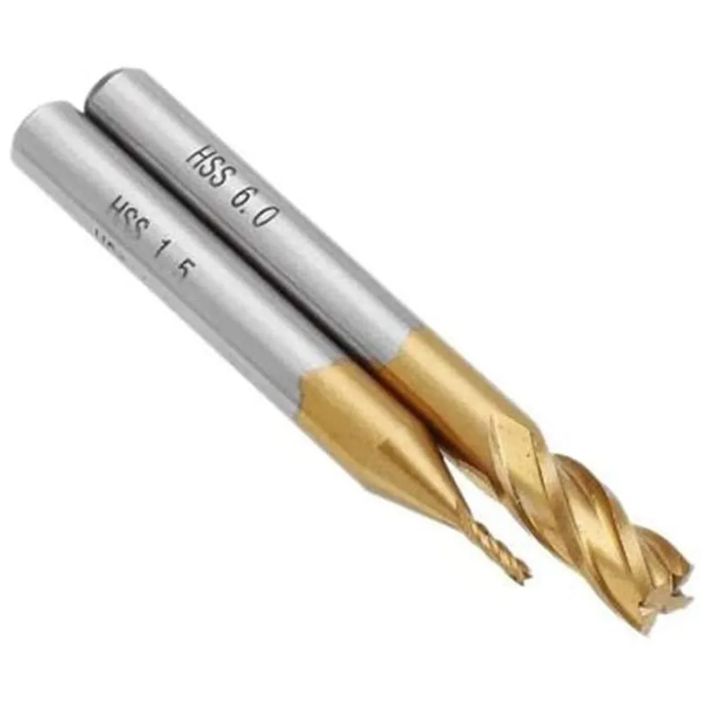 7pcs 1.5-6mm Titanium Coating HSS Milling Cutters 4 Flute End Wood Milling Cutter Cricut Woodworking Tools Routing Cutter
7pcs 1.5-6mm Titanium Coating HSS Milling Cutters 4 Flute End Wood Milling Cutter Cricut Woodworking Tools Routing Cutter