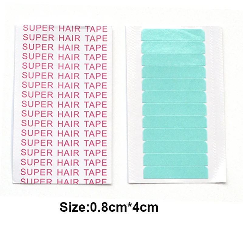 Pre-ready Double Sided Tape Tabs Super For Skin Weft Human Remy Hair Extensions No-Shine | Шиньоны и парики