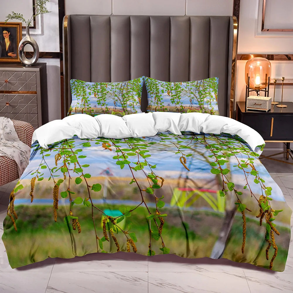 Botanical Comforter Cover Sets with Green Leaf Plants Theme Bedding Duvet Cover Sets with Spring Theme Quilt Cover
Botanical Comforter Cover Sets with Green Leaf Plants Theme Bedding Duvet Cover Sets with Spring Theme Quilt Cover