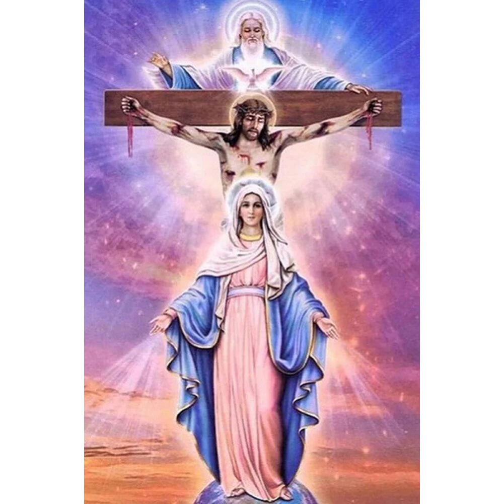 New full square/round 5D DIY diamond painting Religion Jesus on Cross Embroidery Pattern resin 3D Cross stitch mosaic sticker
New full square/round 5D DIY diamond painting Religion Jesus on Cross Embroidery Pattern resin 3D Cross stitch mosaic sticker