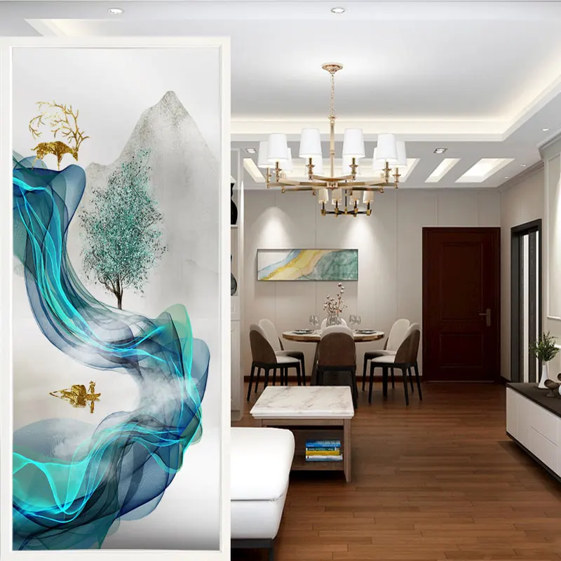 Modern art stainless steel glass living room decoration art screen partition entrance entrance art wall
Modern art stainless steel glass living room decoration art screen partition entrance entrance art wall