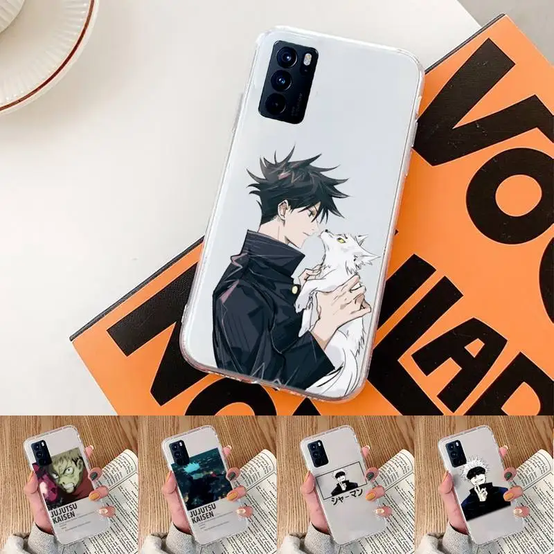 Jujutsu Kaisen Satoru Gojo anime Phone Case Transparent For oppo Realme FIND V X Q 2 3 5 7 11 50 GT Q2 PRO PLUS moible bag
Jujutsu Kaisen Satoru Gojo anime Phone Case Transparent For oppo Realme FIND V X Q 2 3 5 7 11 50 GT Q2 PRO PLUS moible bag