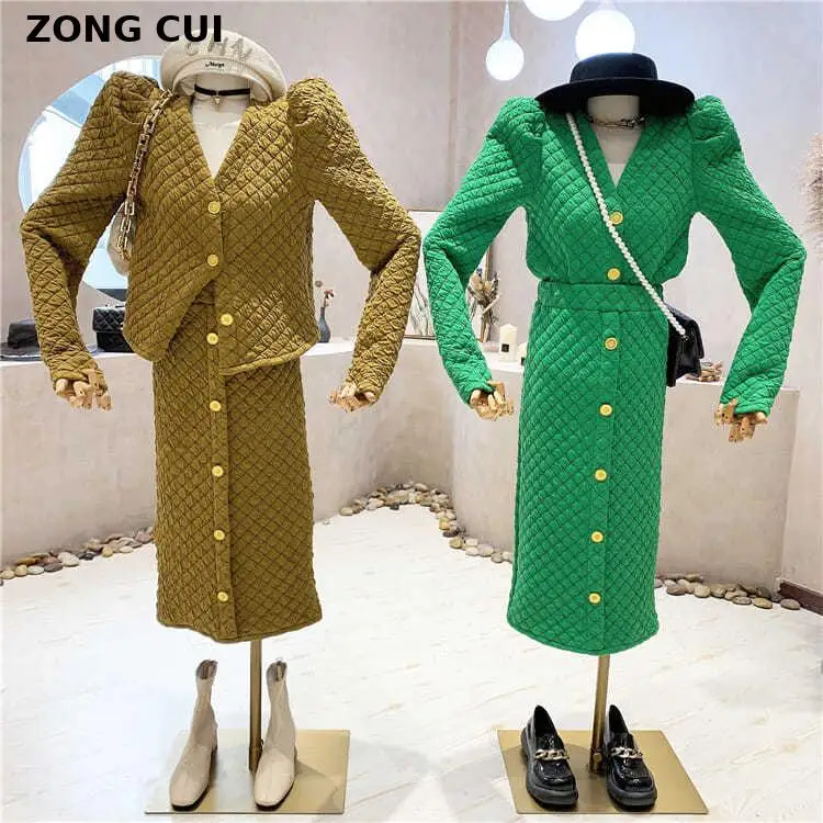 Korean Retro Argyle Long Skirt Two Piece Set Women 2021 Autumn Winter V-neck Long Sleeve Top + High Waist Pencil Long Skirt Set
Korean Retro Argyle Long Skirt Two Piece Set Women 2021 Autumn Winter V-neck Long Sleeve Top + High Waist Pencil Long Skirt Set