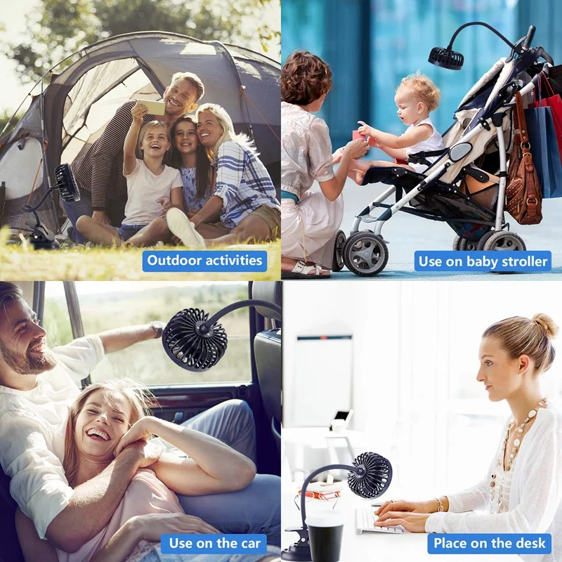 Portable Mini Clip Stroller Fan,3 Speeds Settings,Flexible Bendable Usb Rechargeable Battery Operated Quiet Desk Fan For Home,Of
Portable Mini Clip Stroller Fan,3 Speeds Settings,Flexible Bendable Usb Rechargeable Battery Operated Quiet Desk Fan For Home,Of