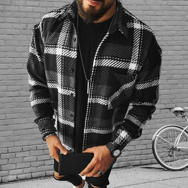 2021 Men's Fashion Spring Plaid Casual Flannel Shirts Man Long Sleeve Soft Comfort Slim Fit Styles Men Jacket Cardigan Shirt
2021 Men's Fashion Spring Plaid Casual Flannel Shirts Man Long Sleeve Soft Comfort Slim Fit Styles Men Jacket Cardigan Shirt