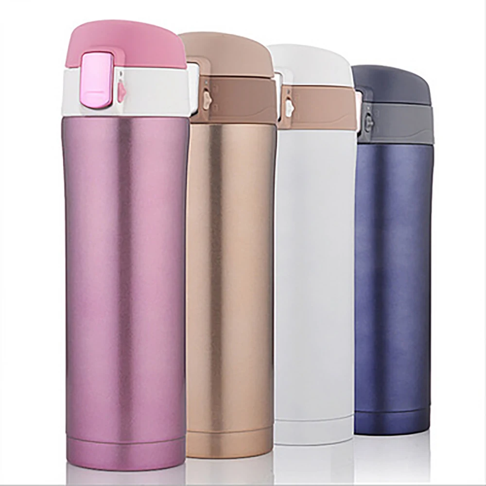 500ml Stainless Steel Mug Vacuum Flask Students Portable Fashion Household Large-Capacity Lock Bouncing Water Cup Thermal Bottle
500ml Stainless Steel Mug Vacuum Flask Students Portable Fashion Household Large-Capacity Lock Bouncing Water Cup Thermal Bottle
