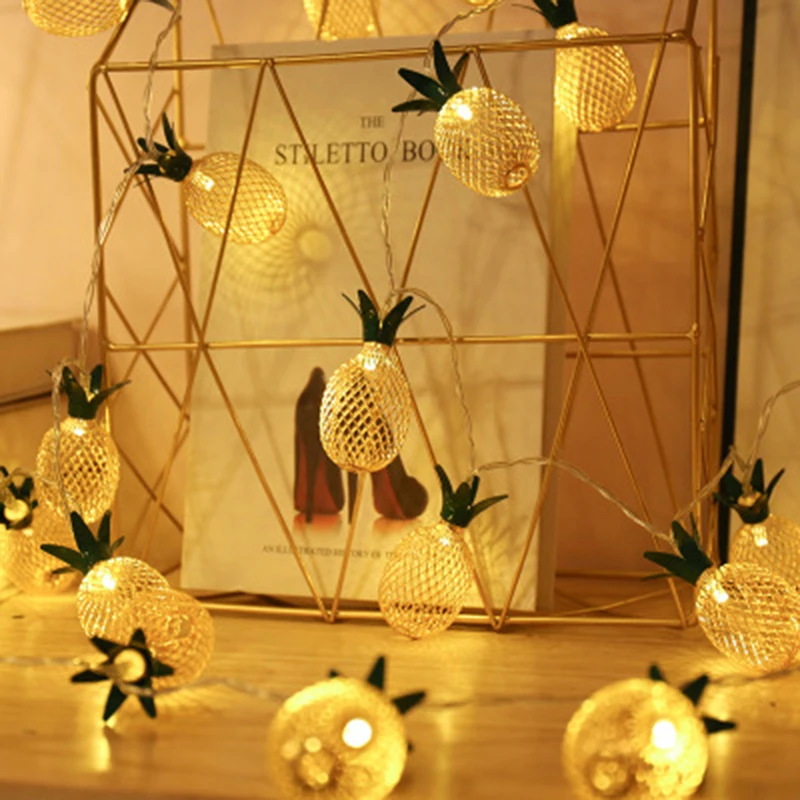 Modern style Led lights with pineapple shape string lights Christmas DIY decoration fairy lights
Modern style Led lights with pineapple shape string lights Christmas DIY decoration fairy lights