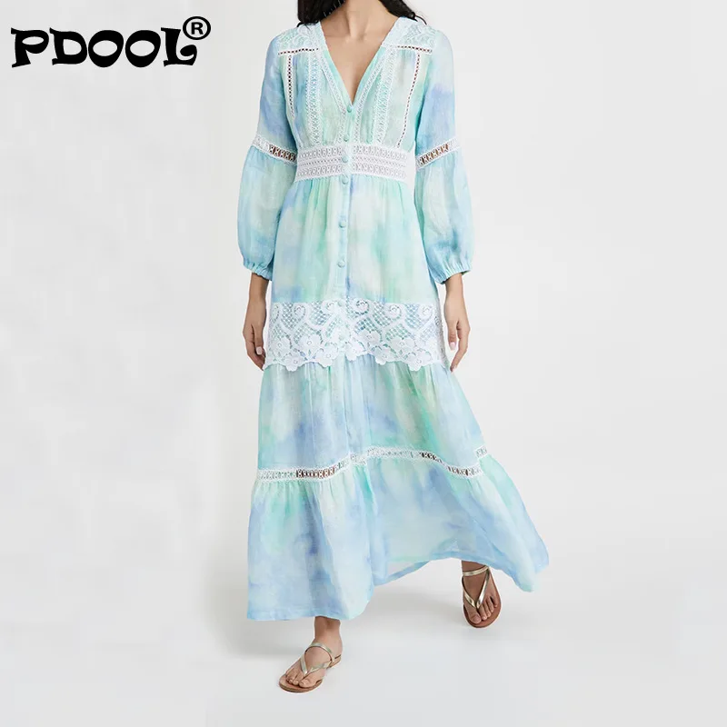 Elegant Dress For Women V Neck Puff Long Sleeve High Waist Hollow Out Patchwork Lace Ruched Slim Mid Dresses Female 2021 New
Elegant Dress For Women V Neck Puff Long Sleeve High Waist Hollow Out Patchwork Lace Ruched Slim Mid Dresses Female 2021 New