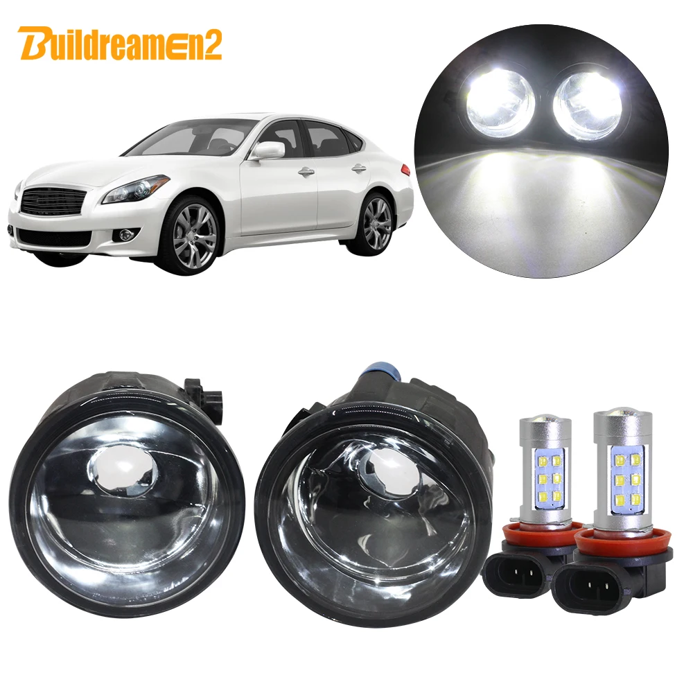 Buildreamen2 For Infiniti M M25 M37 M56 Car H11 Fog Light Kit Lampshade + Lamp Daytime Running Light DRL 12V 2011 2012 2013
Buildreamen2 For Infiniti M M25 M37 M56 Car H11 Fog Light Kit Lampshade + Lamp Daytime Running Light DRL 12V 2011 2012 2013