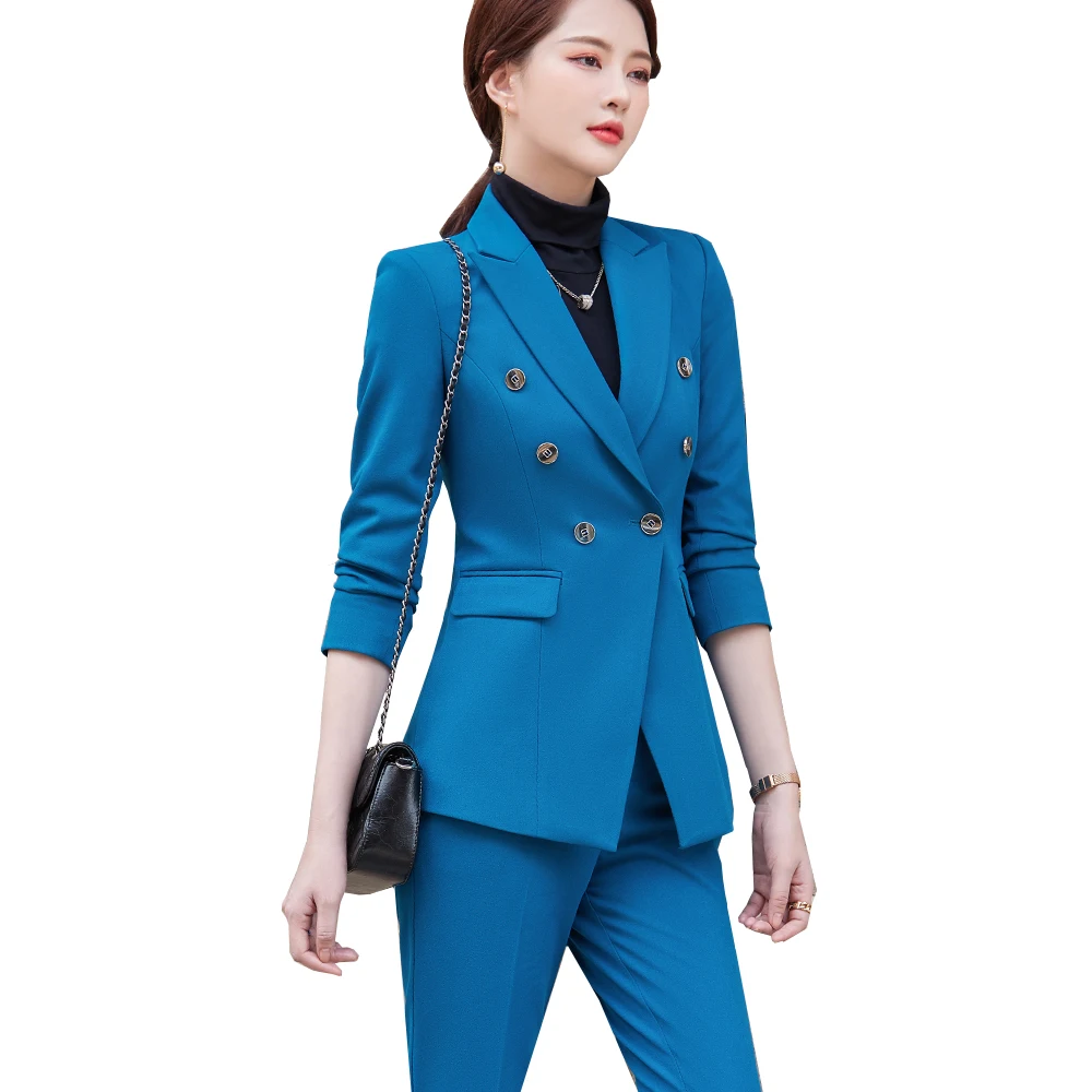 Fashion Black Blue Navy Ladies Pant Suit Formal Women Female Office Work Business Jacket and Trousers 2 Piece Set Blazer
Fashion Black Blue Navy Ladies Pant Suit Formal Women Female Office Work Business Jacket and Trousers 2 Piece Set Blazer