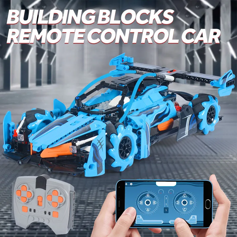Boys Remote Control 360 Rotating Drift Racing Car Bricks high-tech Sports Car RC vehicle Building Blocks Gift Toys
Boys Remote Control 360 Rotating Drift Racing Car Bricks high-tech Sports Car RC vehicle Building Blocks Gift Toys