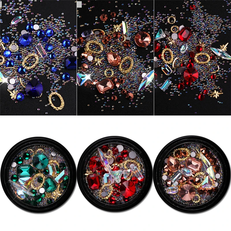 Nail Art Mixed Shiny Glitter Hollow Alloy Metal Frame Beads Rhinestone Decoration Flatback Rivet 3D DIY Accessories
Nail Art Mixed Shiny Glitter Hollow Alloy Metal Frame Beads Rhinestone Decoration Flatback Rivet 3D DIY Accessories