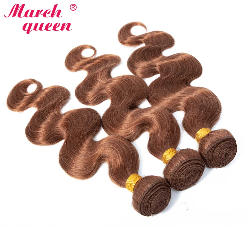 Marchqueen Brazilian Body Wave Hair Weave Bundles Ombre Colored 100% Human Hair Extension 10''-24'' Bundles Brown Remy Hair
Marchqueen Brazilian Body Wave Hair Weave Bundles Ombre Colored 100% Human Hair Extension 10''-24'' Bundles Brown Remy Hair