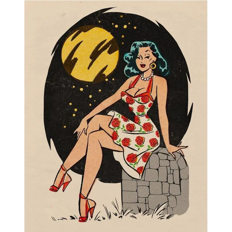 5d Diy Full Drill Diamond Painting Vintage Cartoon Girl Diamond Mosaic Embroidery Cross Stitch Kits Home Decor Gift
5d Diy Full Drill Diamond Painting Vintage Cartoon Girl Diamond Mosaic Embroidery Cross Stitch Kits Home Decor Gift