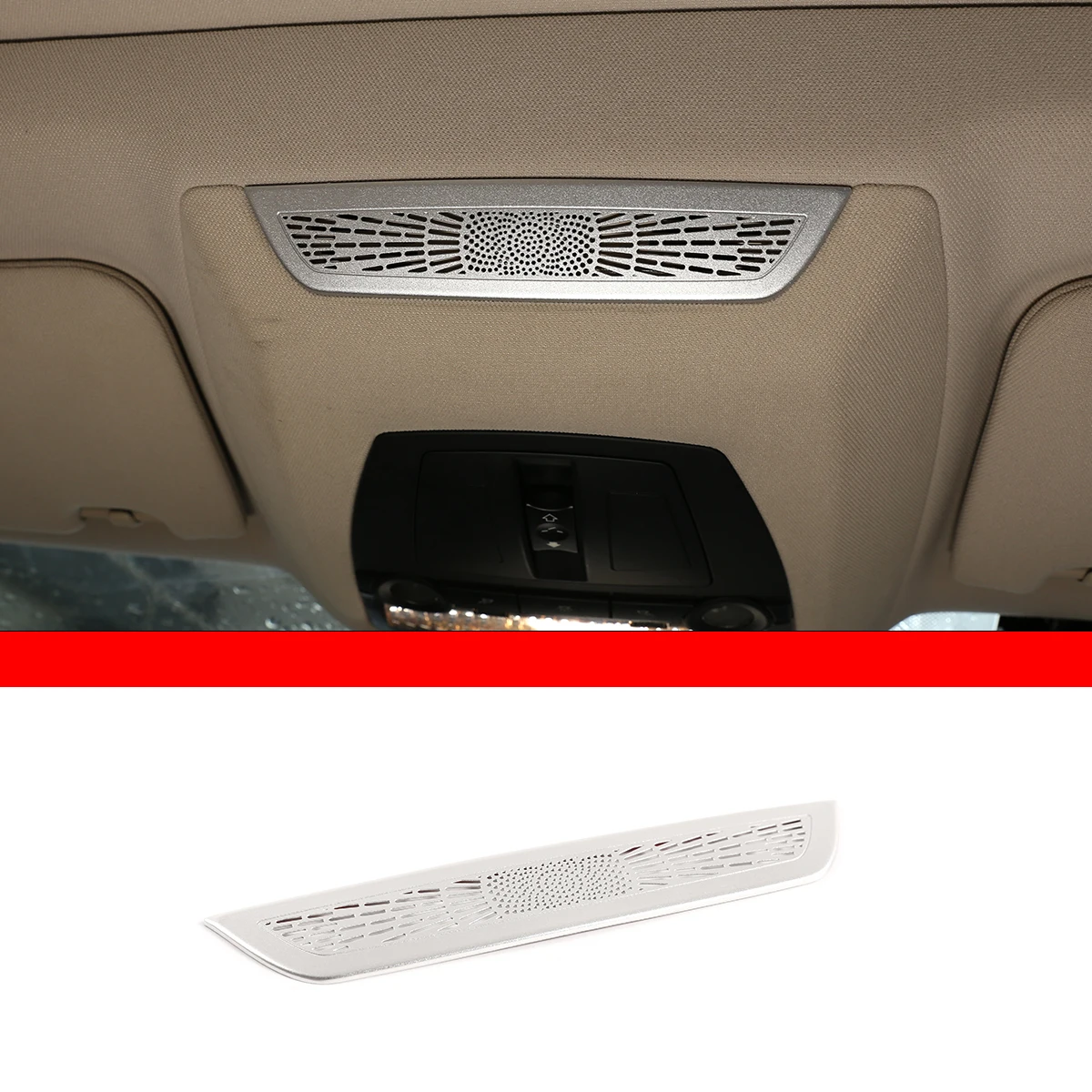 For 2009-2014 BMW 7 Series F01 F02 F03 F04 aluminum alloy roof microphone cover trim sticker interior accessories
For 2009-2014 BMW 7 Series F01 F02 F03 F04 aluminum alloy roof microphone cover trim sticker interior accessories