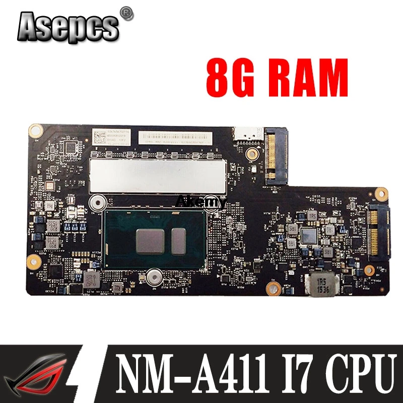 NM-A411 материнская плата для ноутбука lenovo YOGA 900-13ISK оригинальная 8G-RAM I7-6500U |