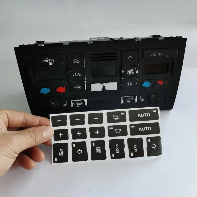Car Interior Car Button Repair Sticker for Audi A4 B6 B7 Central Control Button AC Sticker CD Broadcast Audio Button Car Sticker
Car Interior Car Button Repair Sticker for Audi A4 B6 B7 Central Control Button AC Sticker CD Broadcast Audio Button Car Sticker