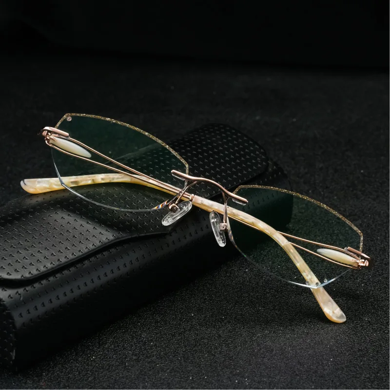 Frameless and Screeless Diamond Cutting Blu-ray Glasses for Women Blue Light Blocking Glasses Eye Glasses Frames for Women
Frameless and Screeless Diamond Cutting Blu-ray Glasses for Women Blue Light Blocking Glasses Eye Glasses Frames for Women