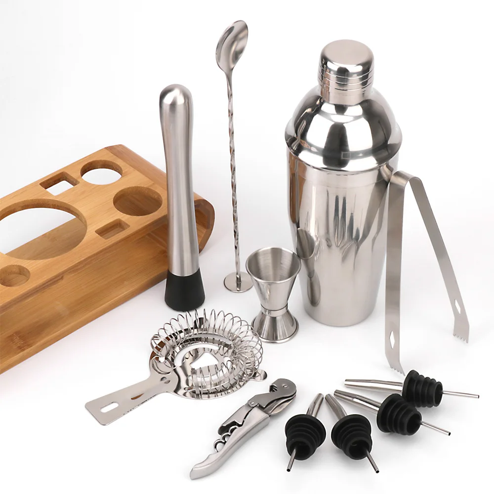 Wood Storage Stand Bartender Tools Mocktail Tools Jigger Mixing Spoon Tong Cocktail Shaker Set Bars Mixed Drinks Barware
Wood Storage Stand Bartender Tools Mocktail Tools Jigger Mixing Spoon Tong Cocktail Shaker Set Bars Mixed Drinks Barware