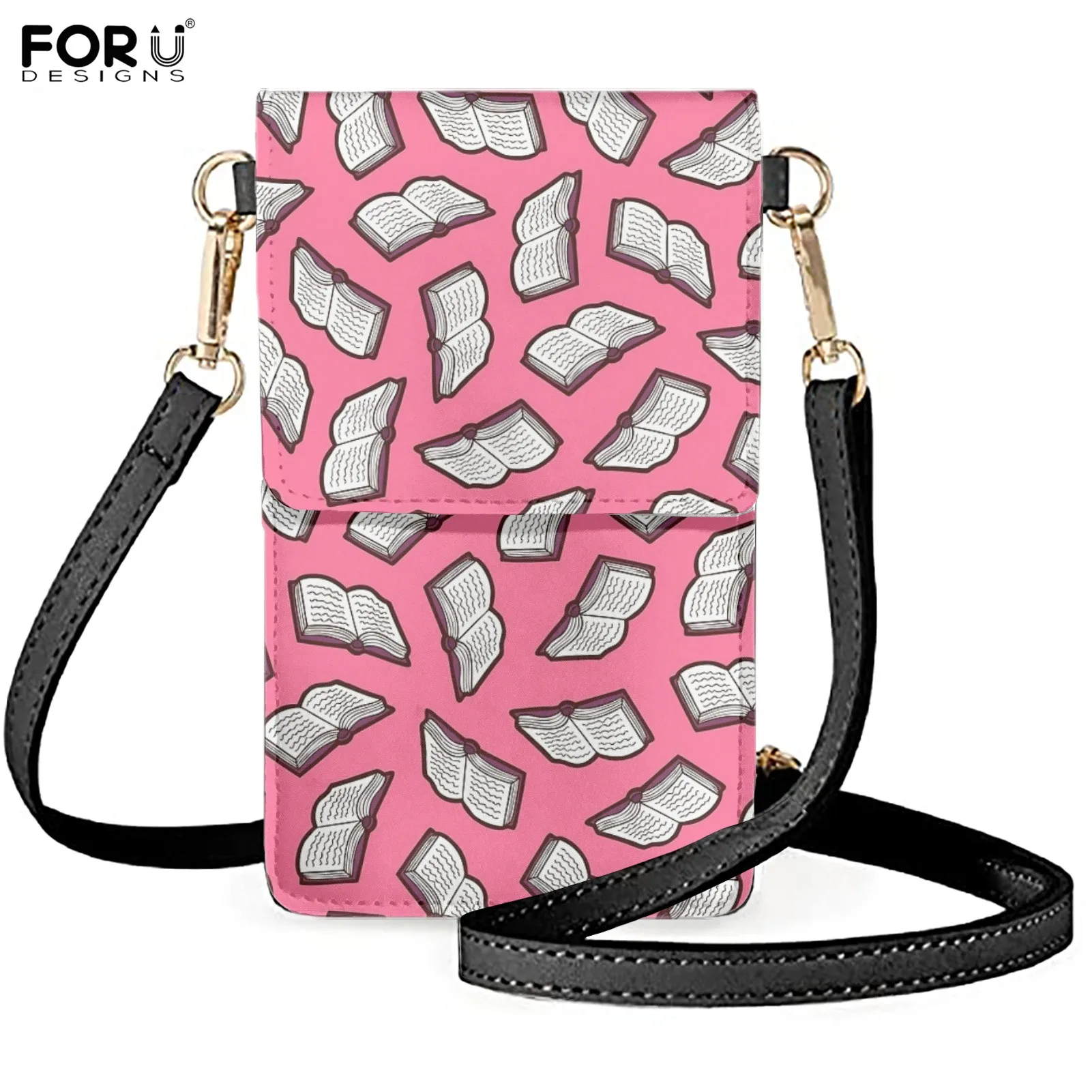 FORUDESIGNS Bookish Reading Pattern Mini Messenger Bags for Phone Women Touchscreen Cell Phone Pouch Case Youth Phone Back Pouch
FORUDESIGNS Bookish Reading Pattern Mini Messenger Bags for Phone Women Touchscreen Cell Phone Pouch Case Youth Phone Back Pouch