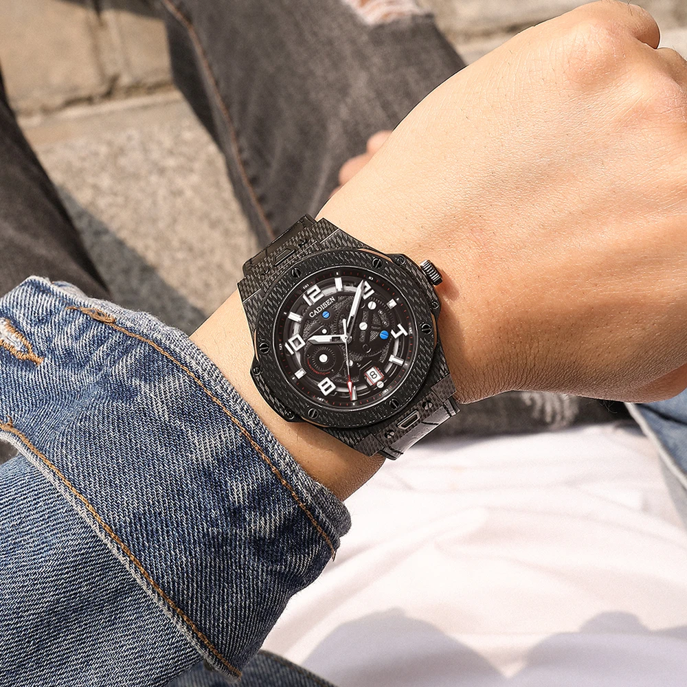 2021 New CADISEN big Bang Men's Mechanical Wristwatch Luxury Automatic Watch For Men NH35 100M Waterproof clock man Reloj Hombre
2021 New CADISEN big Bang Men's Mechanical Wristwatch Luxury Automatic Watch For Men NH35 100M Waterproof clock man Reloj Hombre