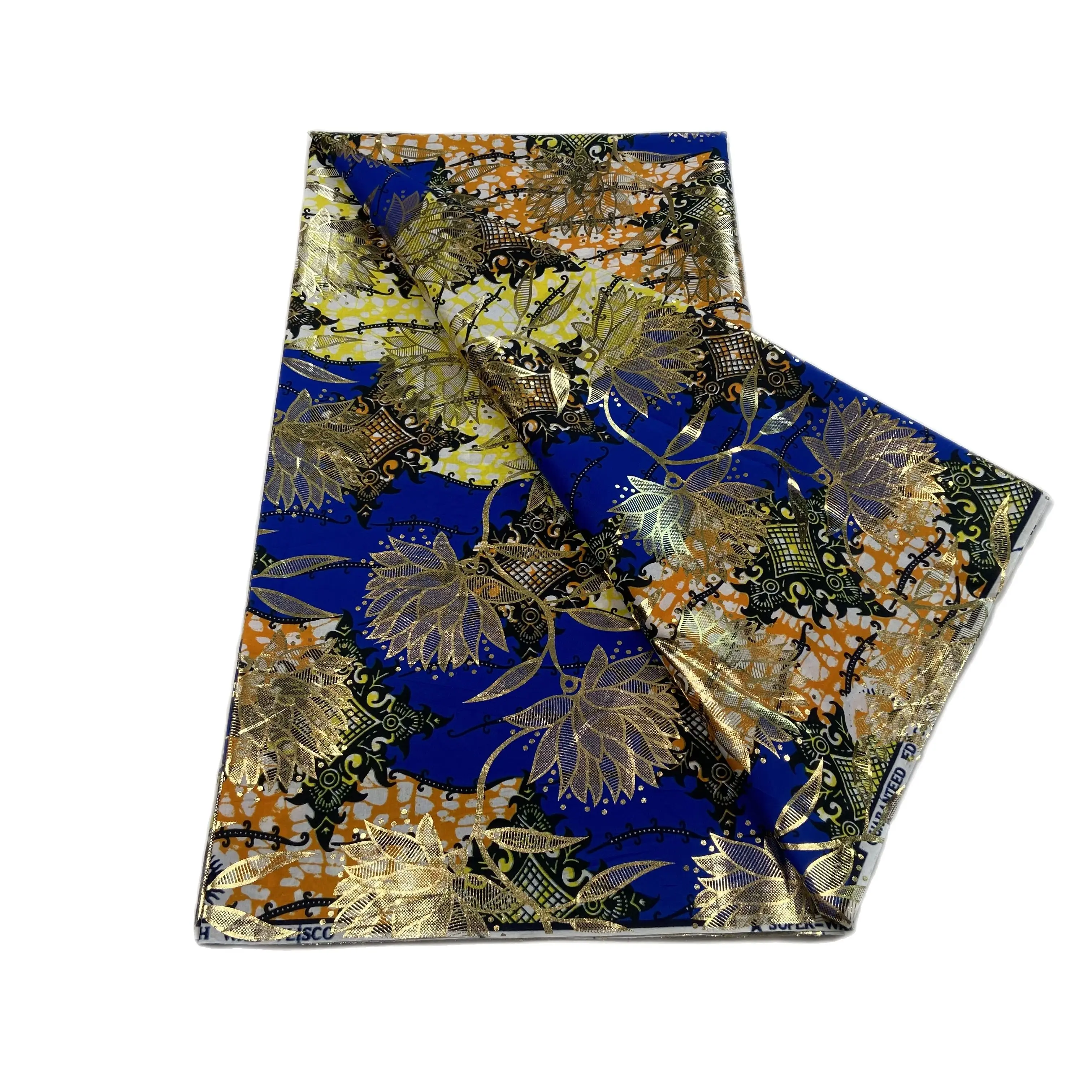100%Real Ankara Nigerian Style Sewing Material Veritble Gold Wax Original African Dye Print Fabrics Per Meter For Party Dress
100%Real Ankara Nigerian Style Sewing Material Veritble Gold Wax Original African Dye Print Fabrics Per Meter For Party Dress