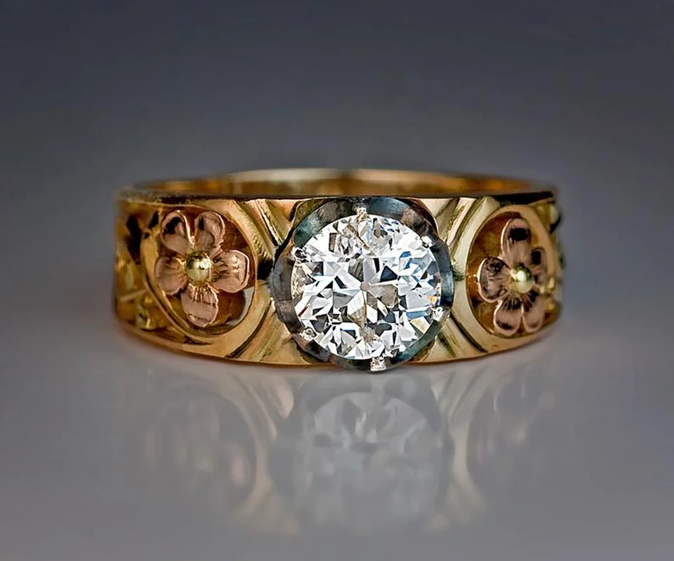 Milangirl Fashion Retro Flower Inlaid White Crystal Temperament Ring Popular Exquisite Jewelry Ring for Women
Milangirl Fashion Retro Flower Inlaid White Crystal Temperament Ring Popular Exquisite Jewelry Ring for Women